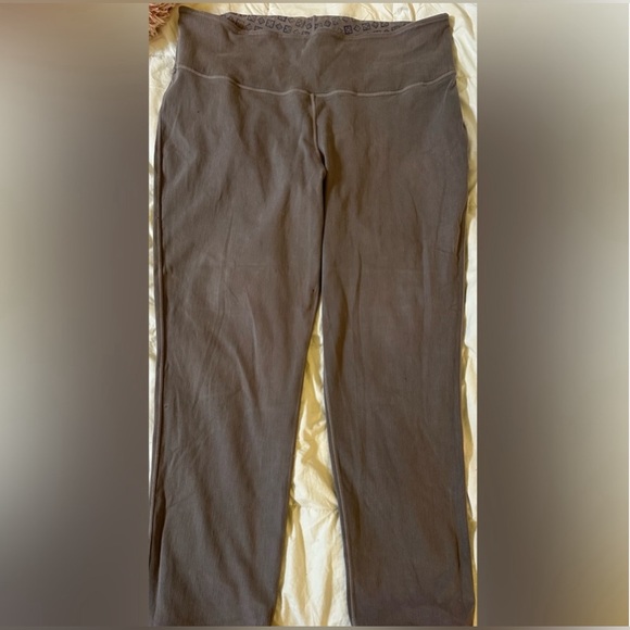 reversible blue gray geometric pattern - Stretch Ankle Pants -no pockets - 2X - Picture 11 of 16